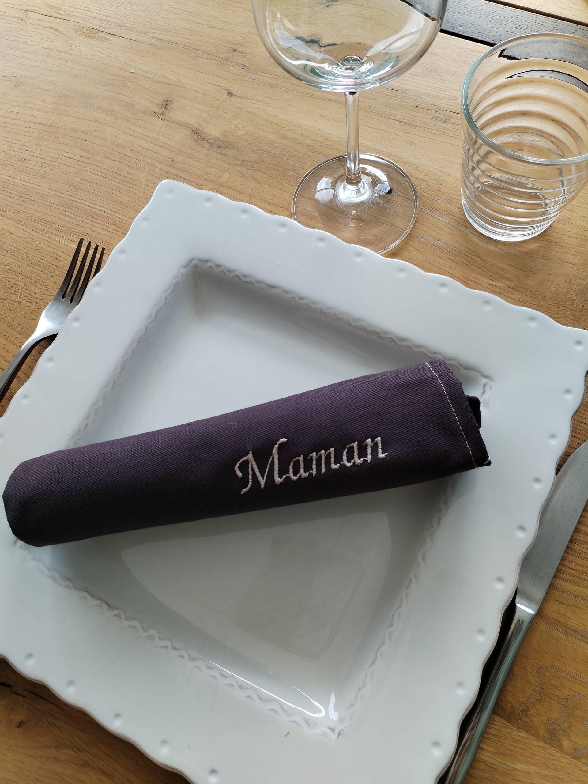 serviette de table personnalisée – Image 5