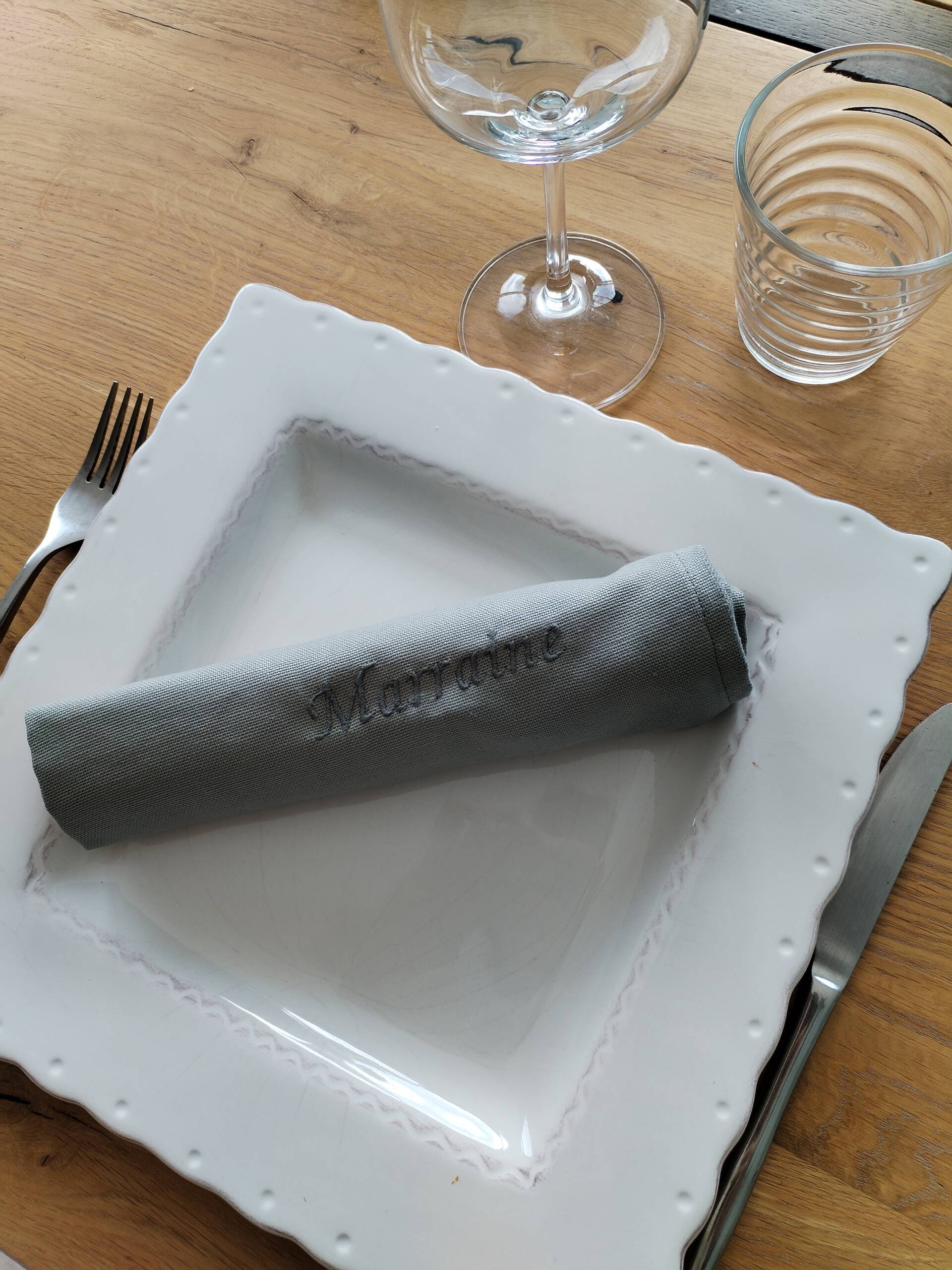 serviette de table personnalisée – Image 6