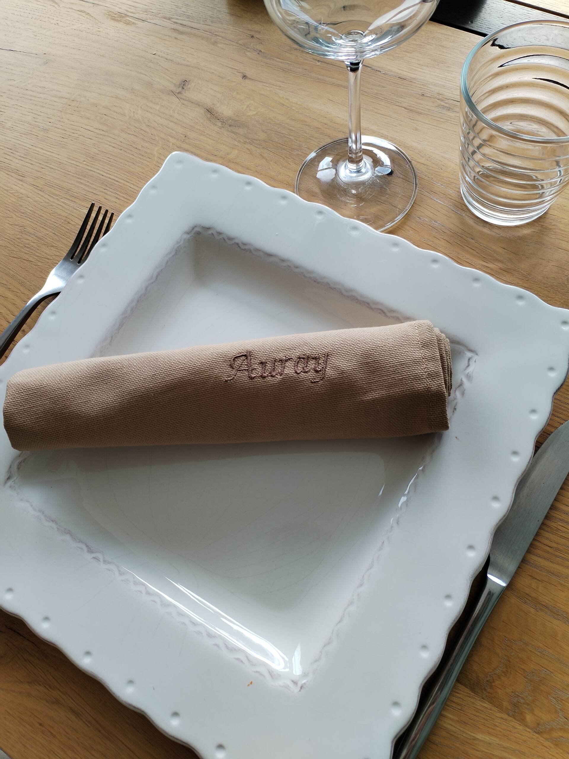 serviette de table personnalisée – Image 8