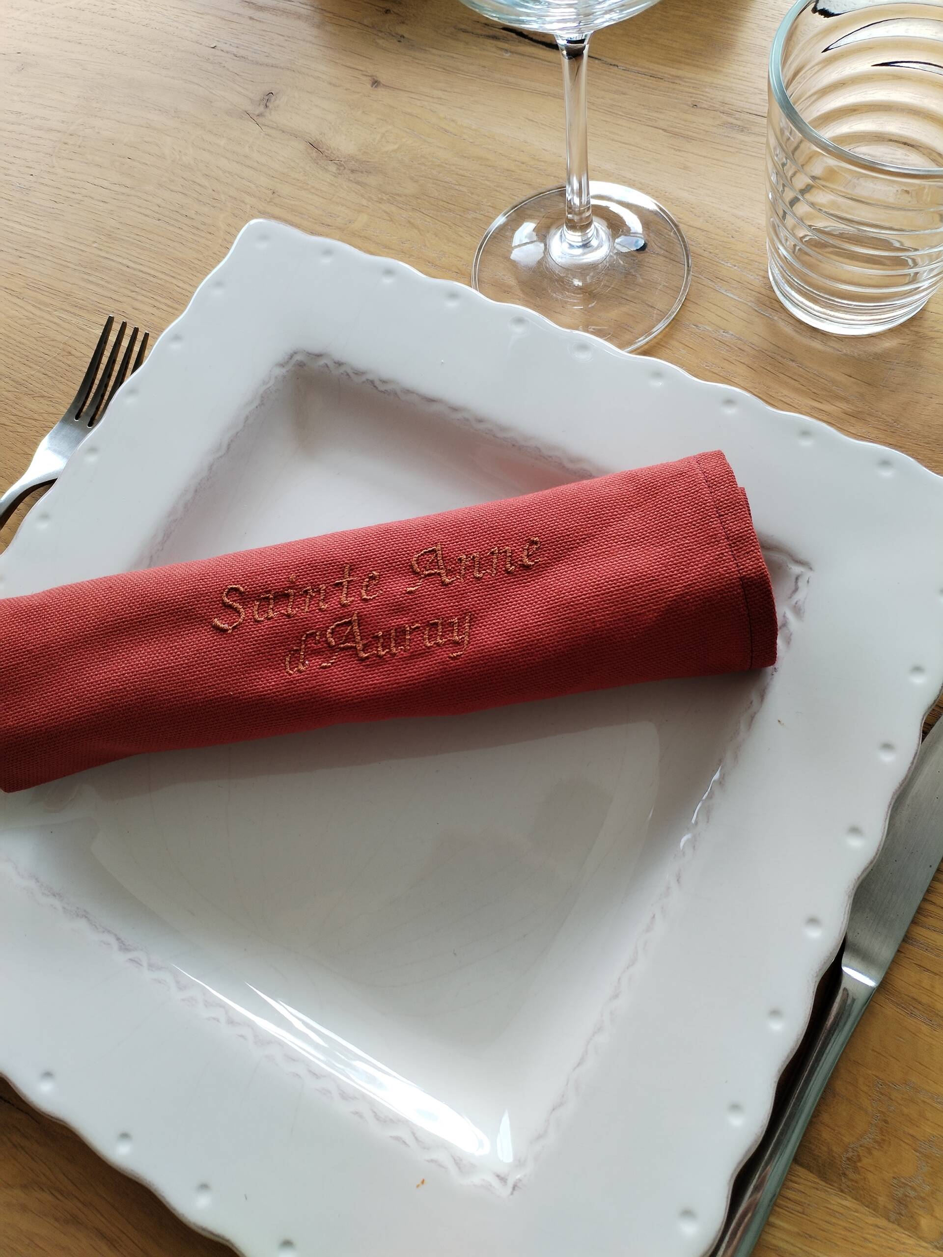 serviette de table personnalisée – Image 9