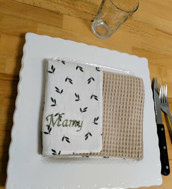 serviette de table personnalisée – Image 5