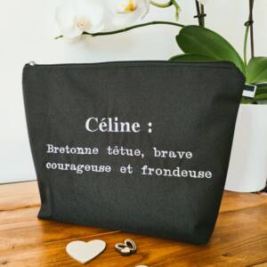 Trousse personnalisée prénom bretonne